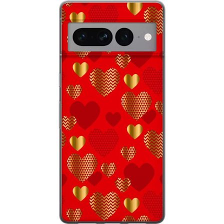 Yhteensopiva Puhelinkuori Google Google Pixel 7 Pro GoldenHearts