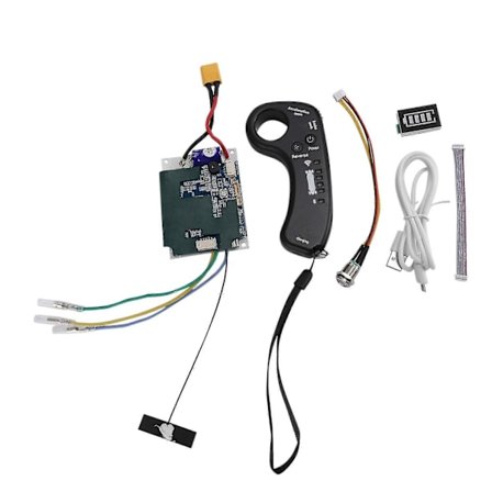 Elektrisk skateboard enkelt drev hub motor controller sæt longboard esc scooter hovedkort med fjernbetjening