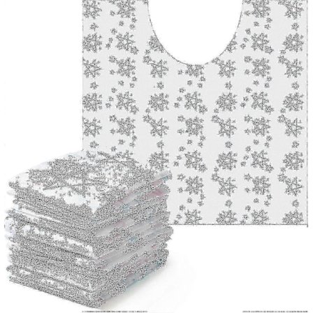 50 stk. Engangs Toilet Kommode Måtte Deodoriserende Toiletmåtter Vandtæt Badeværelse U-formet Måtte Til Børn Pottetræning Inkontinens (stjerner) (FMY)