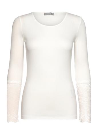 Frhizamond Tee 19 Tops T-shirts & Tops Long-sleeved White Fransa