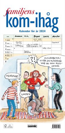Familjens kom-ihåg-kalender 2024, ISBN: 9789155271923