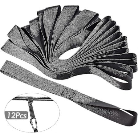 Fästöglor Paket med 12 Öglor Spännband Kraftiga 500 kg Fästremmar Gåva-XinHan