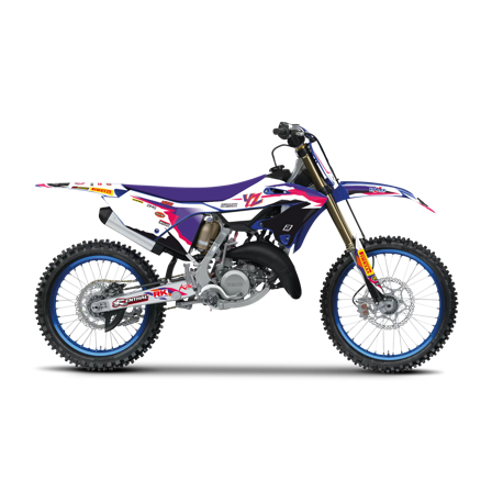 Retro-Aufkleber Set + Sattel Blackbird - Yamaha YZ 250 2022-2026