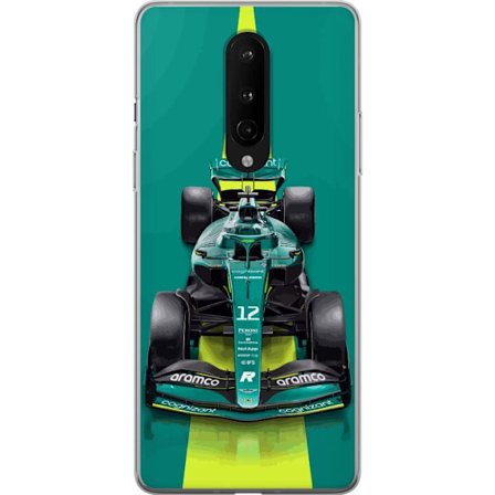 Kompatibelt Mobildeksel til OnePlus OnePlus 8 Aston Martin Formel 1-bil i grønt racingdesign med moderne studiofølelse