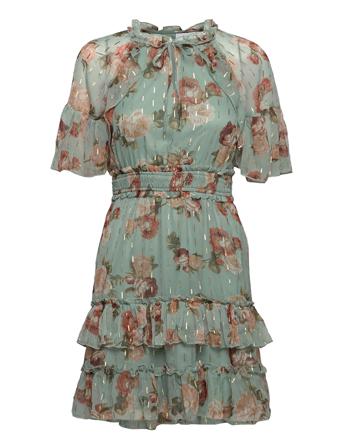 Vimarion Print Foli V-Neck 2/4 Dress/Dc Patterned Vila