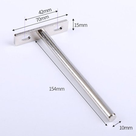 1 ST fällbar hylla Stödfäste Dold flytande vägghylla S