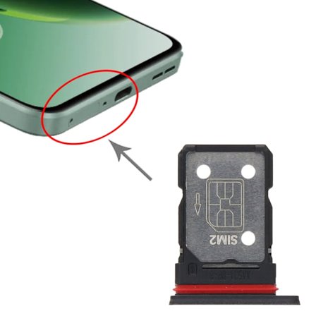 OnePlus Nord 3 5G Simkortshållare - Svart