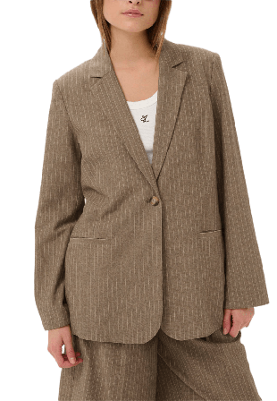 Soaked In Luxury Ginevra Blazer Kavajer Dam Brun XS