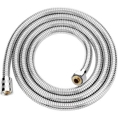 Dusjslange Lang 2M Rustfritt Stål Vanntett Dusjslange Anti-Kink Anti-Eksplosjon Med Messingkobling