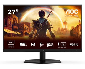 AOC AOC 27tum Q27G42XNE - 27tum QHD gamingskärm med 180Hz och snabb respons