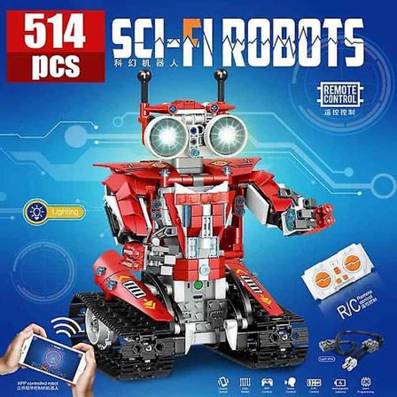 Styrerobot | Building Block Robot Technic | Building Block Rc Robot - Blokke -