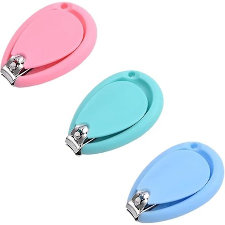 3 stk. Baby Negleklipper Lille Negleklipper Mini Negletrimmer Til Nyfødte Småbørn