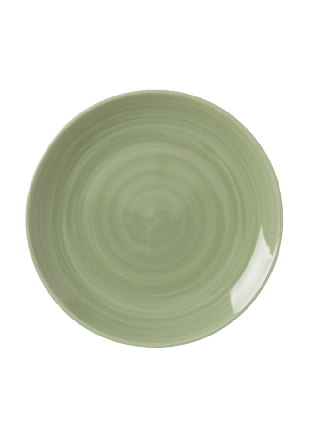 PORTOLINO LIVING Assiett LIVORNO 21 cm Mattallrikar Grön ONESIZE