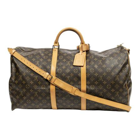 Louis Vuitton Vintage Pre-owned Keepall Bandouliere Monogram Taske Brun, unisex Vintage Tasker, Størrelse: ONE Size