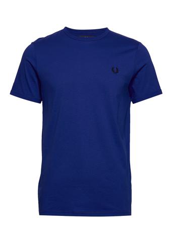 Ringer T-Shirt T-shirts Short-sleeved Blå Fred Perry