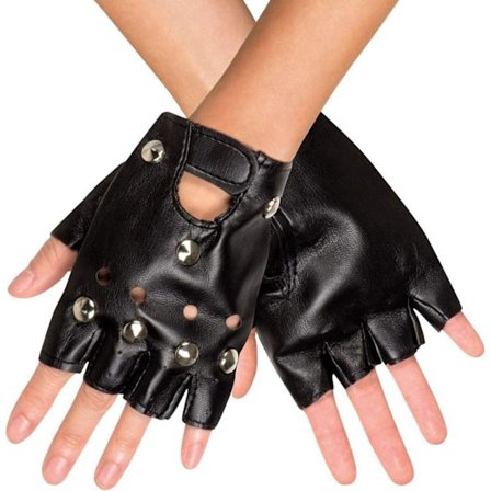 Herrehandsker, nitter, ikke-mainstream halvfingerhandsker, punkhandsker