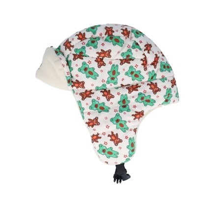 Headster - Weiss trapper Mütze - Kids Cabin Teddy Winter Hat Eggshel Trapper @ Hatstore