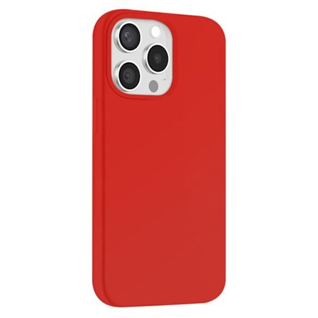 Premium stötabsorberande skal för iPhone 15 Pro Collection Color Skin i TPU Moxie Röd