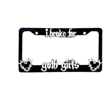 I Brake for Goth Girl Kilven cover Auton rekisterikilven cover