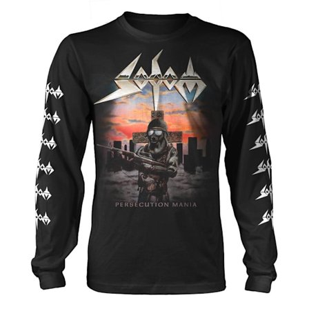 Sodom Unisex Vuxen Persecution Mania Långärmad T-Shirt S Bla