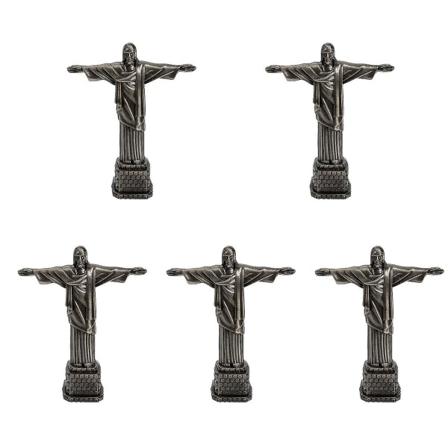 5 stk Kirke Jesus Pynt Legering Helgen Jesus Statue Ornament Borddekoration 5 stk 19x15cm 5pcs 19x15cm
