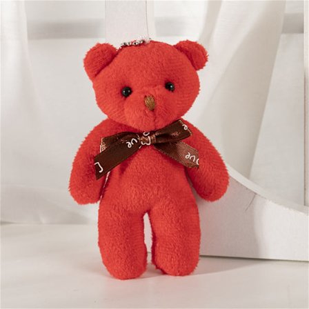 Teddy Bear Plyschleksaksnyckelring och Siamese Bear Small Gift Keycha Blue
