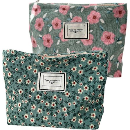 stk. Toilettasker Manchester Kosmetiktaske Makeup Taske med Lynlås Multifunktionel Manchester Taske Rejse Toilettaske til Kvinder Piger