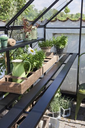 Halls F03848 Växthusbord till Qube 812, 6 sektioner, Växthus & orangerier