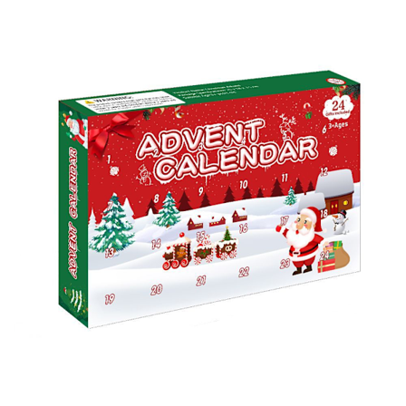 Anka Jul Blind Box Nyckelring Adventskalender Box Kläm Tumlaren Nedräkning Blind Box
