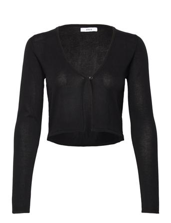 Enoil Ls Cardigan 6911 Stickad Tröja Cardigan Svart Envii