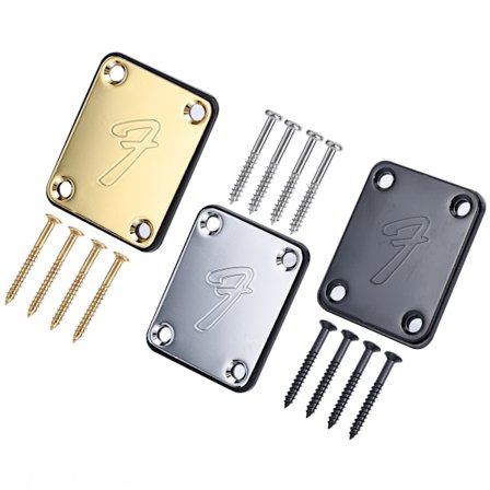 Metallikaula levy Kaula levy sähkökitara Stratocaster Telecaster tai Basso, Kromi