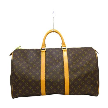 Louis Vuitton Vintage, Pre-owned Keepall 50 Bruin, Dames, Maat:ONE Size