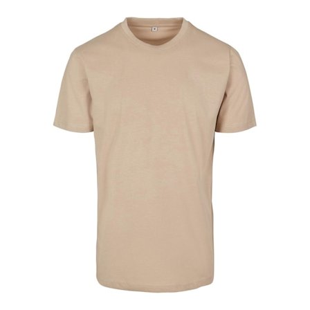 Build Your Brand Herr T-shirt Rund Hals 4XL Sand