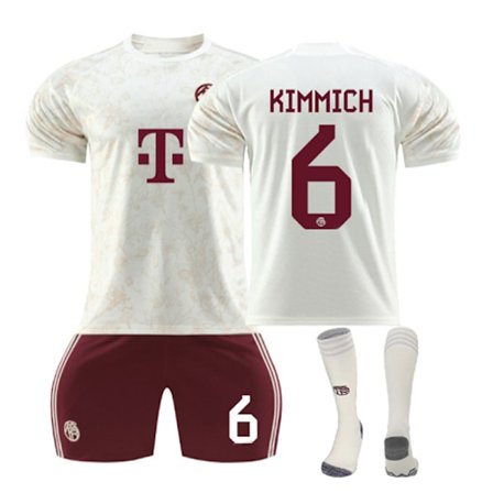 2324 Bayern München anden udebanefodboldtrøje KIMMICH trøjesæt A