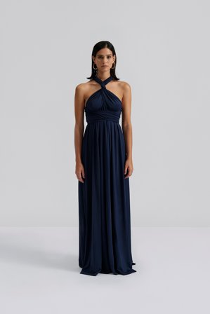 Malina - Lola maxiklänning - M/L - Dark Blue