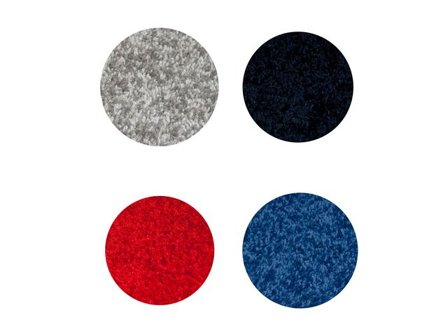 Matta rund 200 cm blå - Lyreco - Skolmöbler och inredning - Mattor - Mattor - Enfärgade