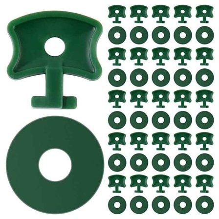 200 stk. drivhus drejeklemmer drivhus plastikklemmer