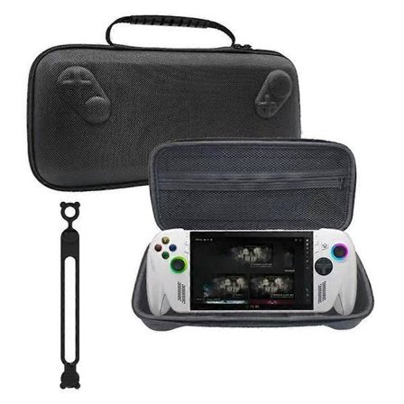 Kompatibel för Asus ROG Xbox Ally X (2025) Bärbar Spelkonsol Bärväska Förvaringsväska med Silikonkabelband