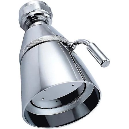 Højtryks Brusehoved, Vinkel Enkelt Massiv Messing Med Drejeled Højtryks Brusehoved