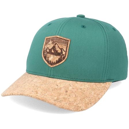 Wild Spirit - Grønn adjustable Caps - Starry Mountain Patch Spruce/Cork Adjustable @ Hatstore