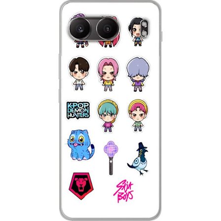 Kompatibel Mobilcover til OnePlus Nord 4 Kpop Demon Hunters Chibi Idol Karakterer Søde Anime Tegneserie Stil