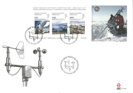 Grønland - Videnskab IV - Førstedagskuvert miniark
