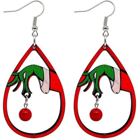 Jul Grinch Tre Øredobber, Nye Animerte Jul Tre Anheng Øredobber