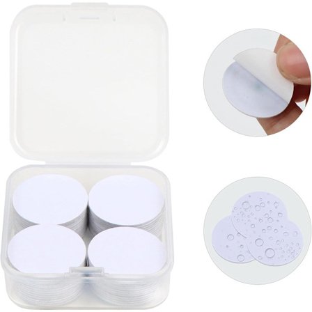 NFC-brikker 50 stk - Tomme NTAG215 NFC-klistremerker - Med limlag for telefoner - For Amiibo/TagMo/dataoverføring - Programmerbare NFC-brikker - Hvit 