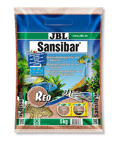 JBL Sansibar Akvariegrus, Rød - 5kg