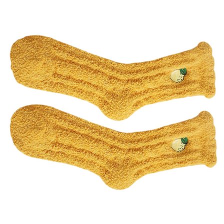 1 par korallfleece sokker barn plysj tøfler dame tøfler fluffy sokker korallfleece sokker sovesokker ulltøfler sokker håndkle