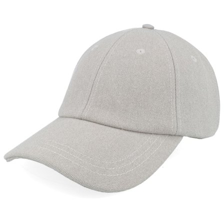 Samsøe Samsøe - Beige unconstructed Cappellino - Salucca Cap Washed Beige Dad Cap @ Hatstore