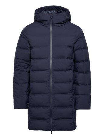 Osvald Long Duffer Jacket Foret Jakke Navy Casual Friday
