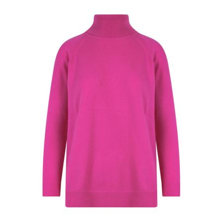 Drumohr Strik L1K404N Pink, Dame Rullekraver