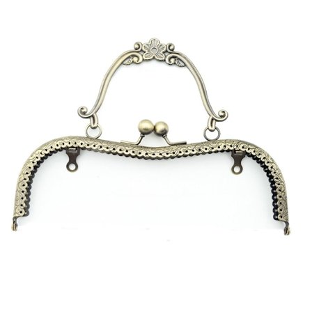 Pung Ramme Kyss Lås Pung Lås Ramme ANTIKK BRONSE